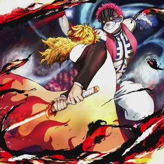 Rengoku drip wallpaper