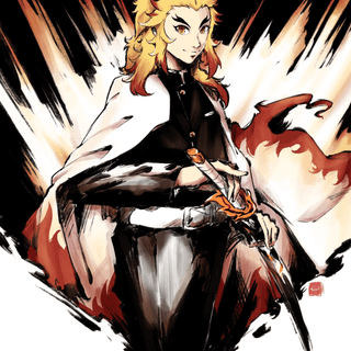 Rengoku drip wallpaper