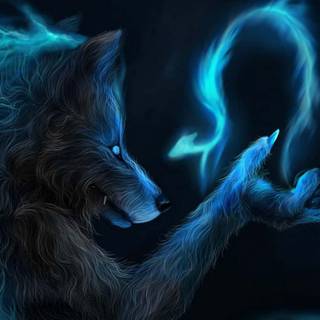 Wolf god wallpaper