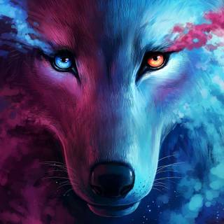 Wolf god wallpaper