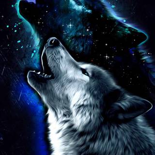 Wolf god wallpaper