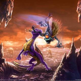 Spyro game wallpaper