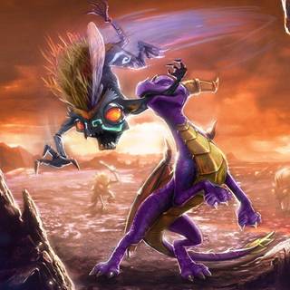 Spyro game wallpaper