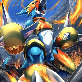 Flamedramon wallpaper