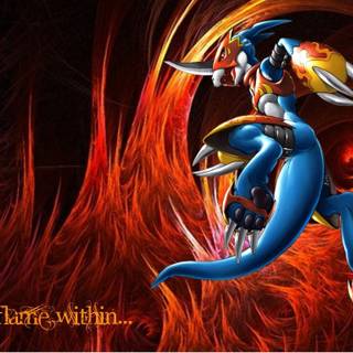 Flamedramon wallpaper