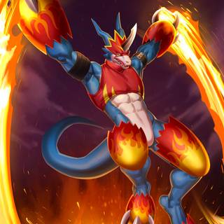 Flamedramon wallpaper