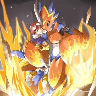 Flamedramon wallpaper