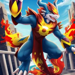 Flamedramon wallpaper