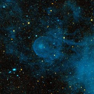 Space blue 4k wallpaper