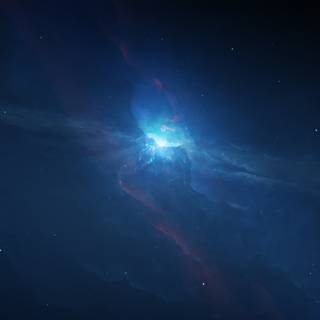 Space blue 4k wallpaper