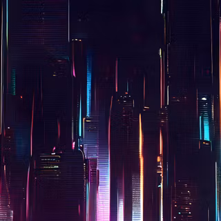 Neon city 4k iPhone wallpaper