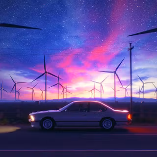 Car lofi wallpaper