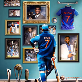 India Dhoni 4k Android wallpaper