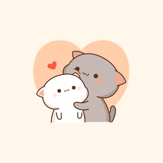 4k cartoon cat wallpaper