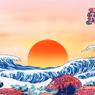 The Big Wave wallpaper