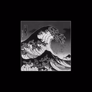 The Great Wave 4k wallpaper