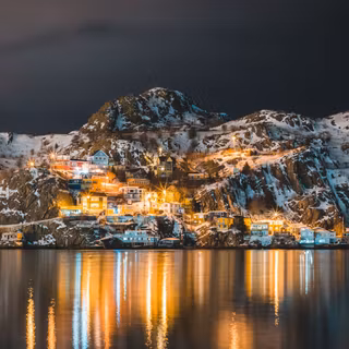 4k winter village wallpaper