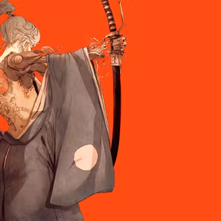 Samurai sword 4k wallpaper