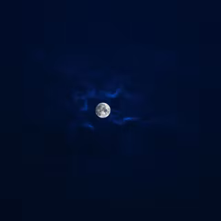 4k blue moon wallpaper