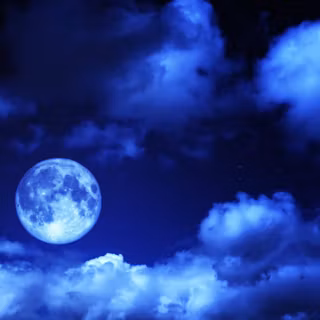 4k blue moon wallpaper