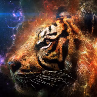 Black tiger 4k wallpaper