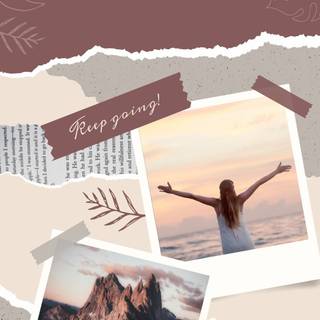 Aesthetic montage wallpaper