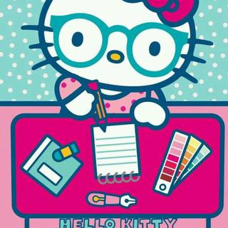 School Hello Kitty wallpaper