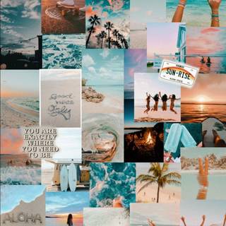 Aesthetic montage wallpaper