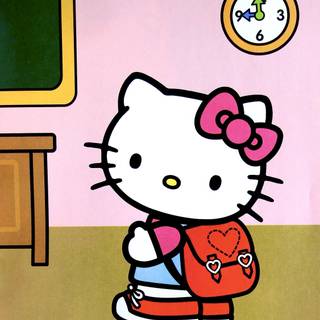 School Hello Kitty wallpaper