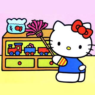 School Hello Kitty wallpaper