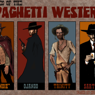 Spaghetti Western wallpaper