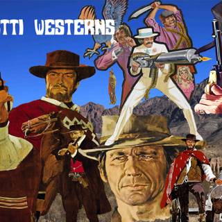 Spaghetti Western wallpaper