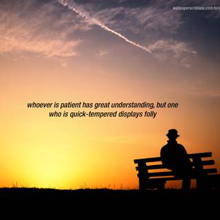 Be patient wallpaper