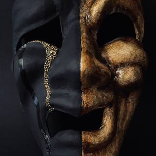 Theater mask wallpaper