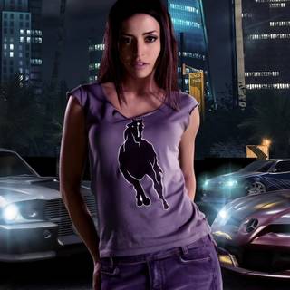 Racing girl desktop wallpaper