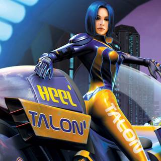 Racing girl desktop wallpaper