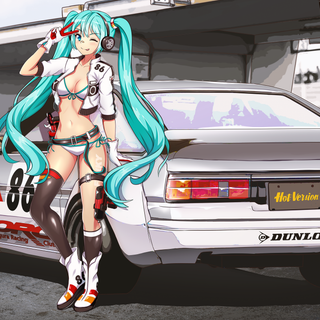 Racing girl desktop wallpaper