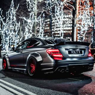 Mercedes C63 4k iPhone wallpaper