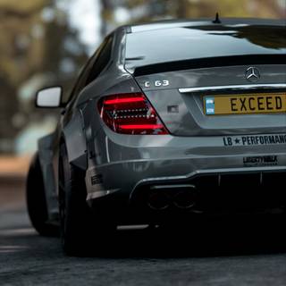 Mercedes C63 4k iPhone wallpaper