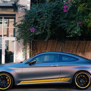 Mercedes C63 4k iPhone wallpaper