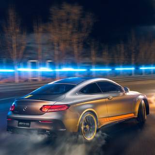 Mercedes C63 4k iPhone wallpaper