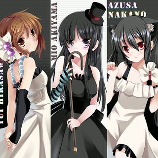 Girl anime collage wallpaper