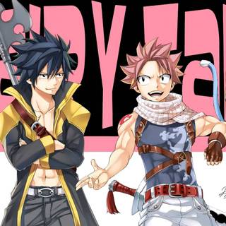 Natsu and Grey wallpaper