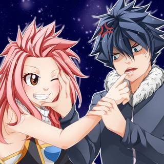 Natsu and Grey wallpaper