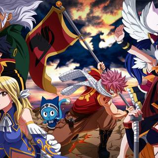 Natsu and Grey wallpaper