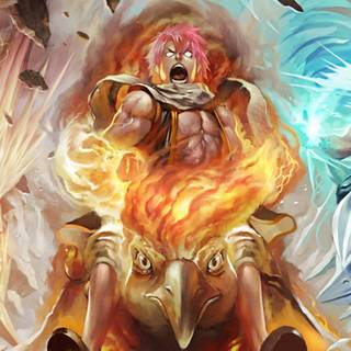 Natsu and Grey wallpaper