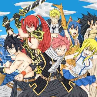 Natsu and Grey wallpaper