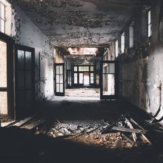 Abandoned 4k wallpaper