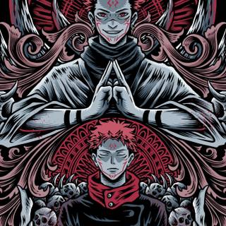 Sukuna iPhone 4k wallpaper