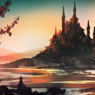 4k landscape art wallpaper